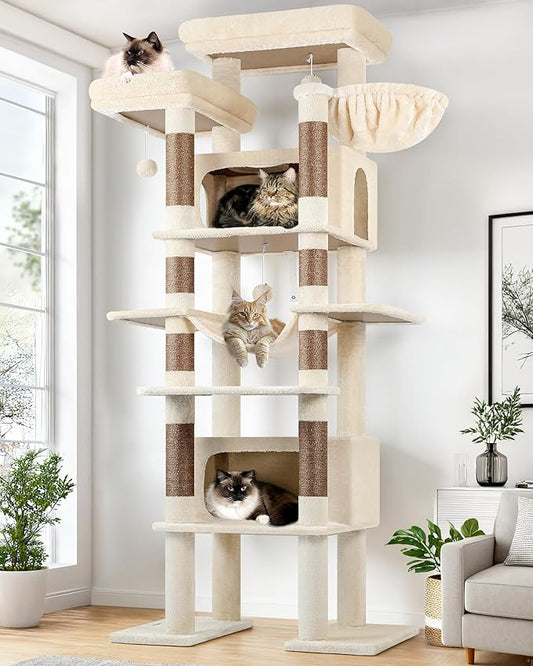 Globlazer XXL Giant Cat Tree, 83 Inch Heavy Duty Tall Cat Tower by Globlazer