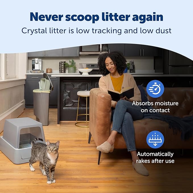 PetSafe ScoopFree Crystal Smart Self-Cleaning Automatic Litter Box - Image 5