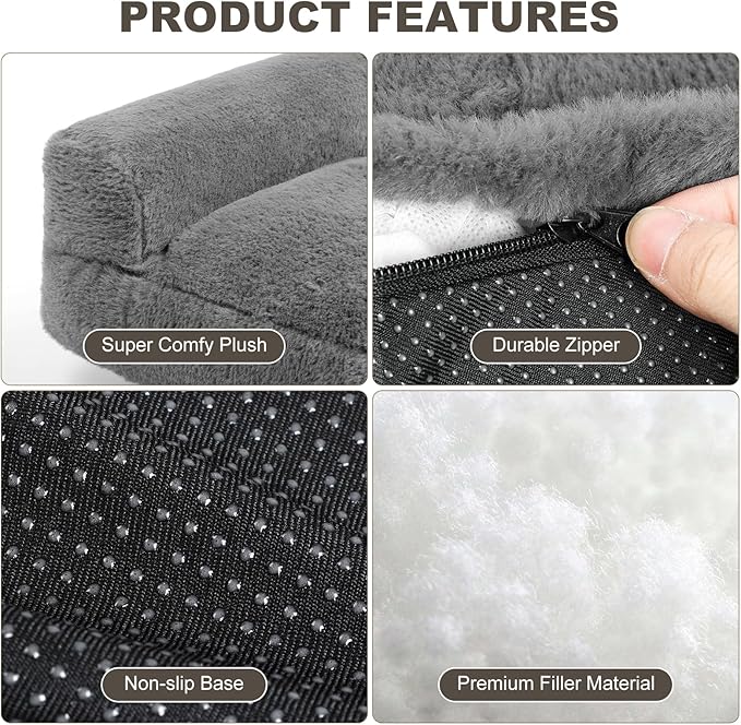 FAMIDGE Plush Cat Couch Bed - Image 5