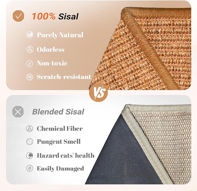 CHEERPALS Sisal Cat Scratcher Mat - Image 3