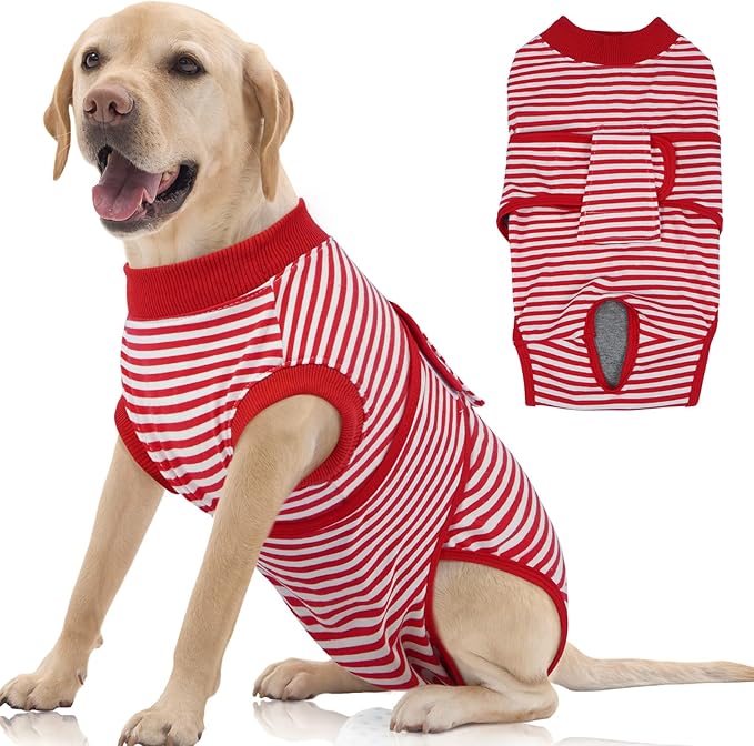FUAMEY Dog Recovery Suit Male, Dogs Surgery Neuter Suits Puppy Spay Shirts by FUAMEY