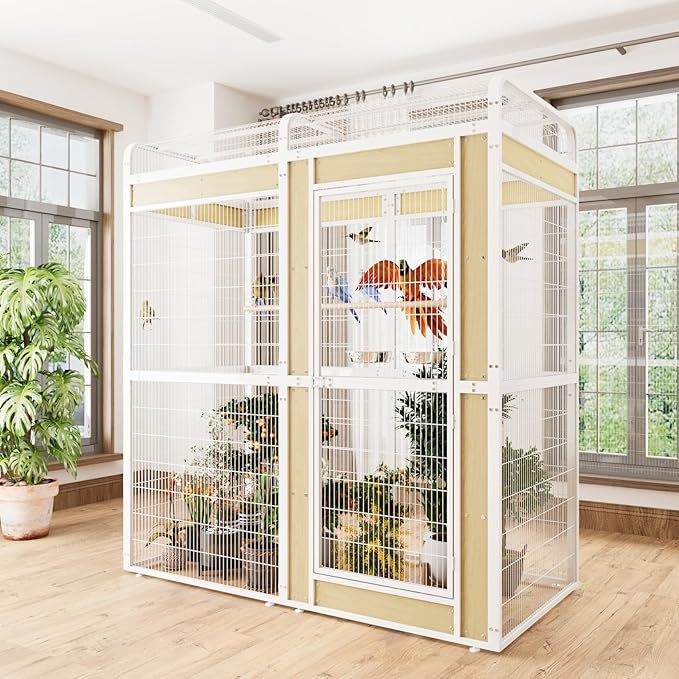 Large Bird Cage for Parakeets Outdoor Bird Aviary Parrot Cage - Image 7