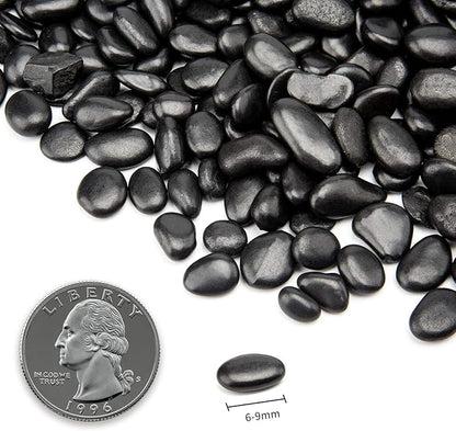 Black Small Decorative Pebbles - Image 2