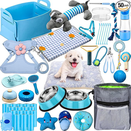 Abbylike 50 Pcs Puppy Supplies Starter Kit by Abbylike