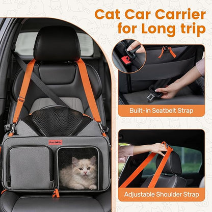 Cat Carrier Soft Sided Airline Approved - Image 6