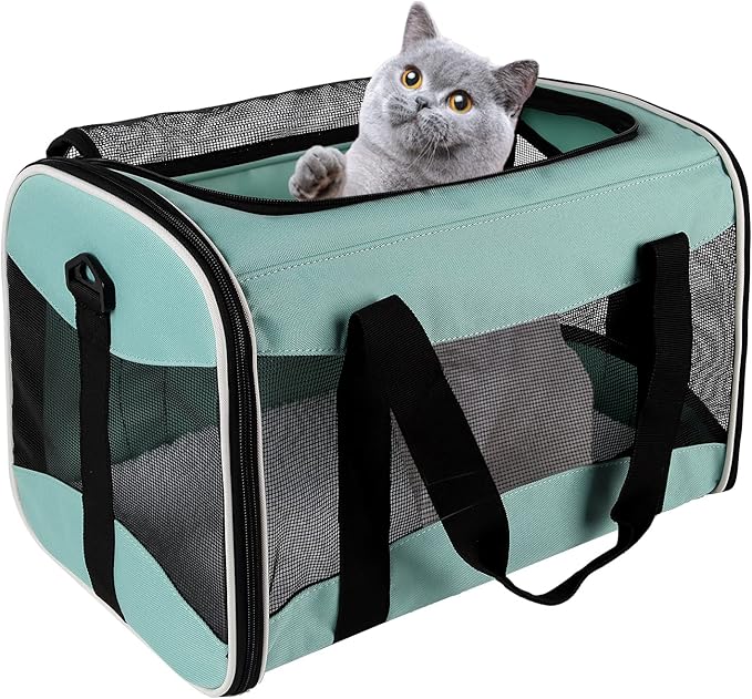 Cat Dog Carriers Soft-Sided Pet Carrier Large Cats - Image 8