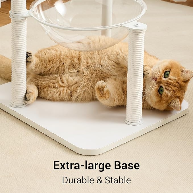 Modern Cat Tree Tower for Indoor Cats up to 12lbs, Wood Cat Bed - Image 8