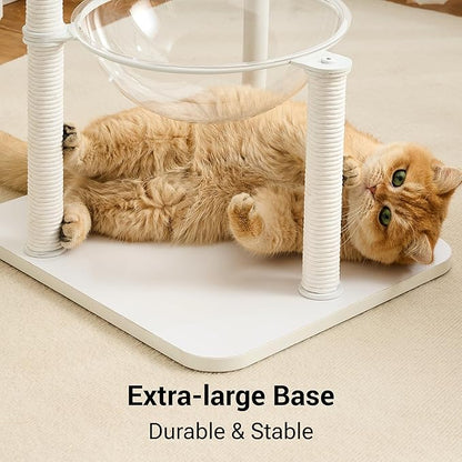 Modern Cat Tree Tower for Indoor Cats up to 12lbs, Wood Cat Bed - Image 8