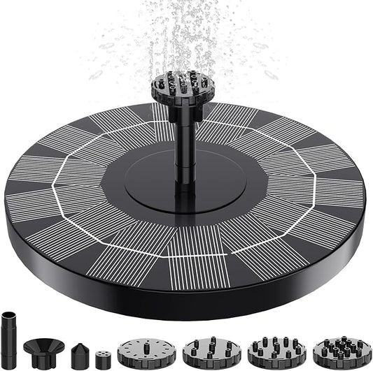 2.5W Solar Bird Bath Fountain Pump, Solar Fountains, Solar Powered Water by Unknown
