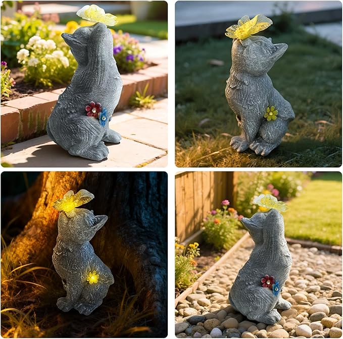 Charming Kitten Garden Statue - Image 6