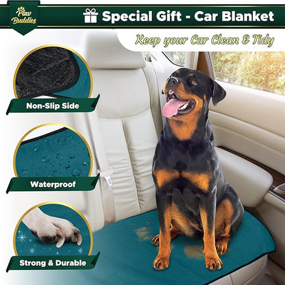 Paw Buddies Premium Waterproof Blanket 80"x90" Velvet-Feel Reversible Throw – - Image 5