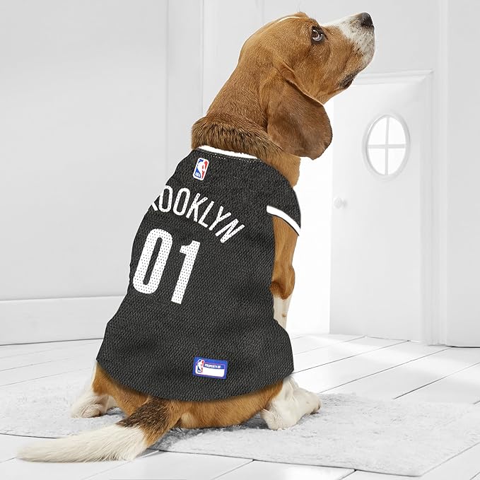 NBA PET Jersey Brooklyn NETS Basketball Dog Jersey, Medium. Best Licensed - Image 4