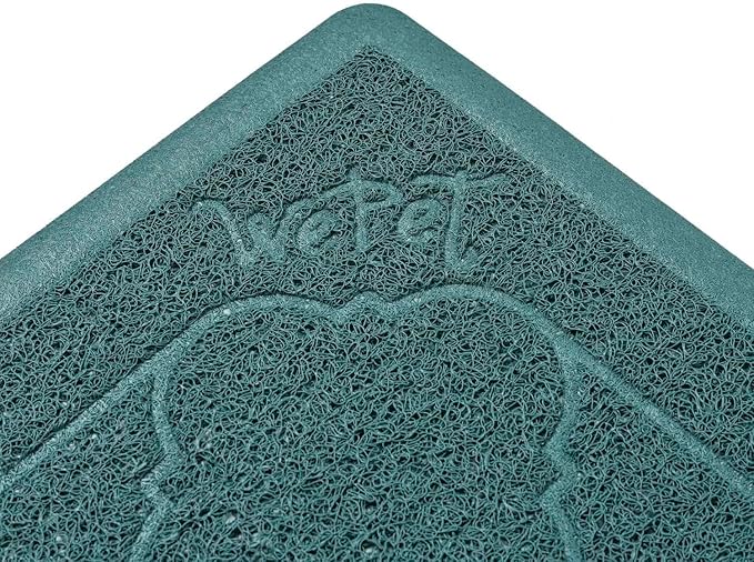 WePet Cat Litter Box Mat, Kitty Premium PVC Pad, Durable Trapping Rug, - Image 4