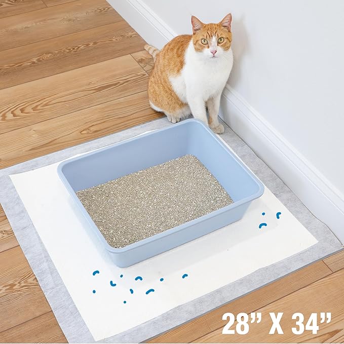 Four Paws Wee-Wee Cat Pee Pads, Disposable Litter Box Mats, Advanced Odor - Image 3