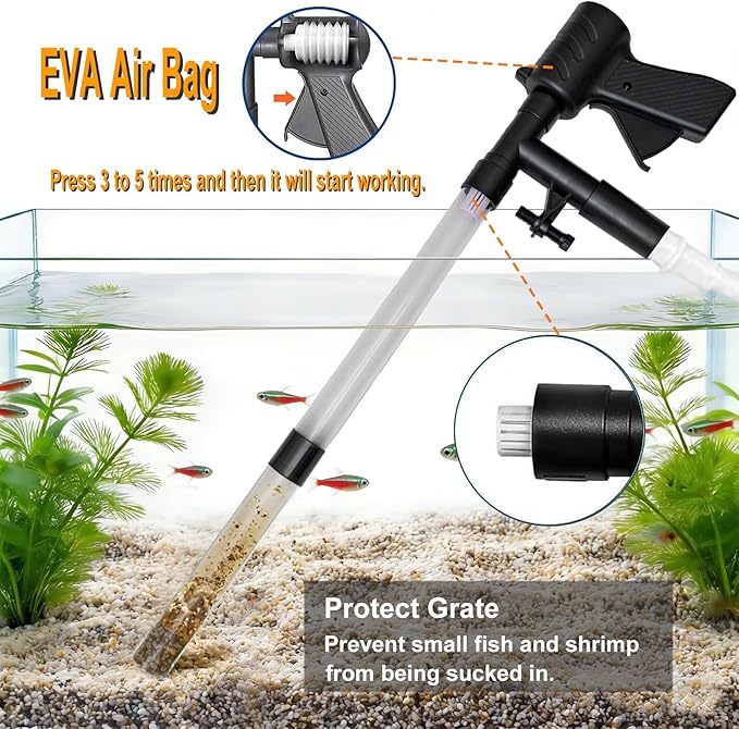 Carefree Fish Aquarium Gravel Cleaner 15~30In - Image 3