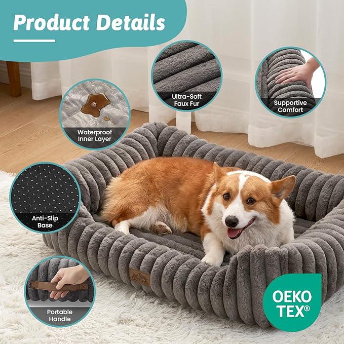 COZY KISS Orthopedic Pet Bed for Small Dogs & Cats - Image 3