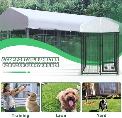 LEMBERI 4x4x6 FT Outdoor Dog Kennel - Image 4