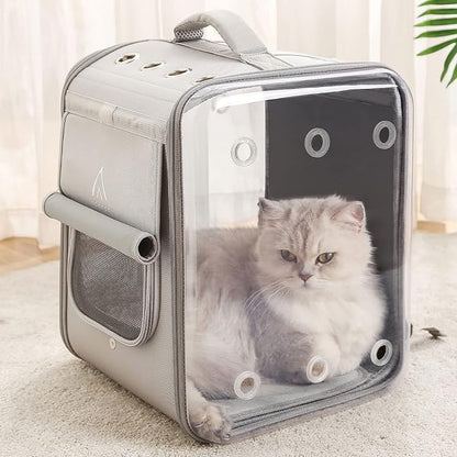 Cat Backpack Carrier Large Pet Backpack Carrier, 17lbs Load-Bearing Ventilated - Image 2