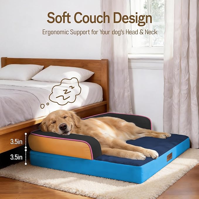 Comfort Expression Memory Foam Large Dog Bed Washable - Image 3