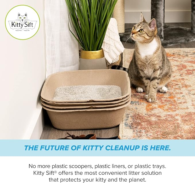 Kitty Sift Disposable Sifting Cat Litter Box Large, Durable and Portable - Image 11