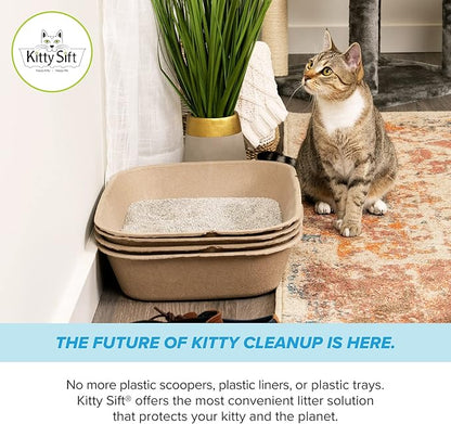 Kitty Sift Disposable Sifting Cat Litter Box Large, Durable and Portable - Image 11