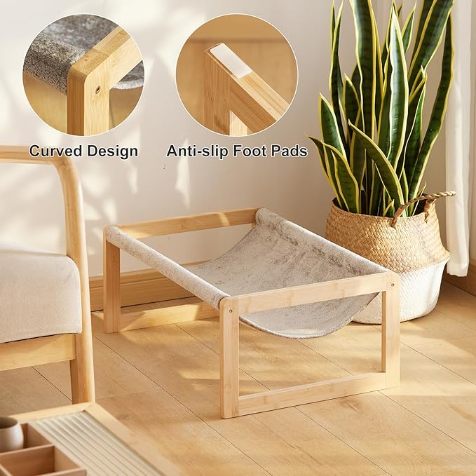 Kiplant Elevated Cat Bed, Large Hammock - Image 8