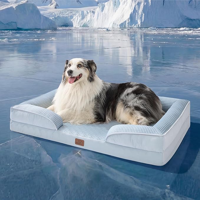 Bedsure L Plus Cooling Dog Bed for Large Dogs by Unknown