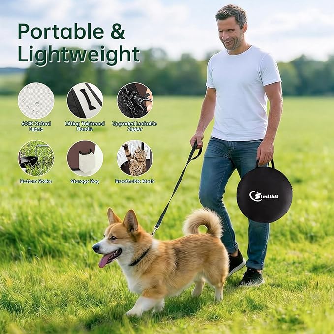 Dog Playpen, Cat Pet Puppy Pen, Portable Playpens - Image 4