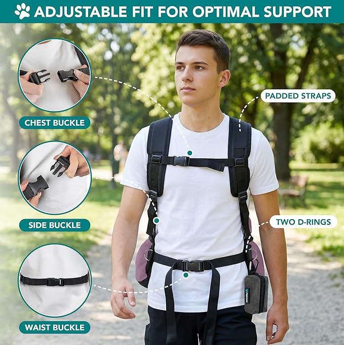 PetAmi Dog Carrier Backpack, Hands Free Front Pet Carrier - Image 5