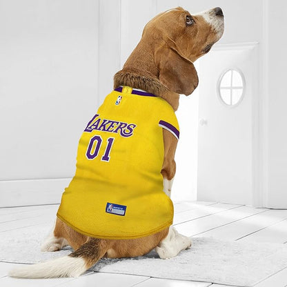 Pets First NBA Los Angeles Lakers Dog Jersey, X-Large - Image 2