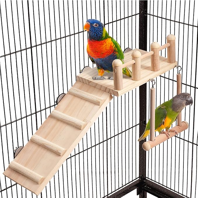 FrgKbTm Bird Perches Platform Swing by FrgKbTm