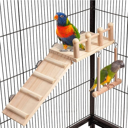 FrgKbTm Bird Perches Platform Swing by FrgKbTm