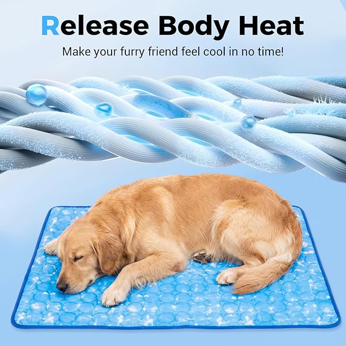 Dog Cooling Mat, Large Cooling Pad - Image 3