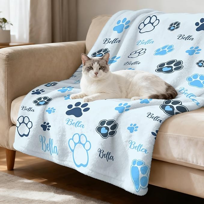 Personalized Pet Blanket with Photo & Name – Custom Dog Blankets - Image 5