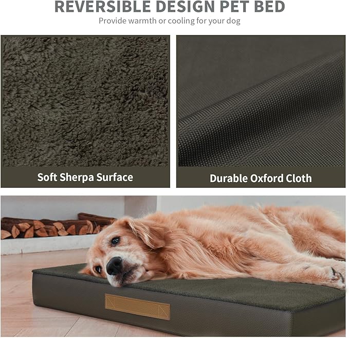 Orthopedic Dog Bed for Extra Large Dogs, XL Comfort Pet Mat for Large Sized Dog - Image 5