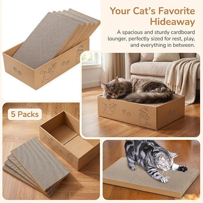 Nicunom 5 Packs in 1 Cat Scratcher - Image 3