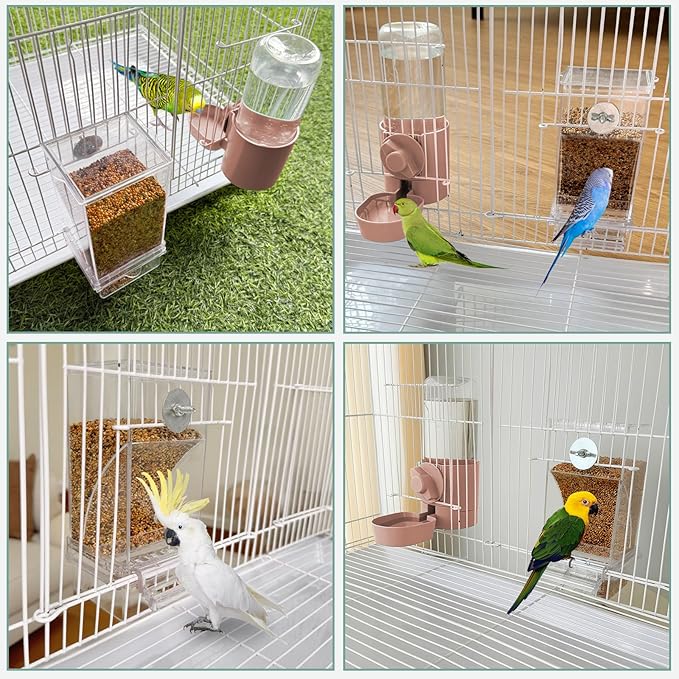 lemtrflo No Mess Bird Feeder Water Dispenser Set, Bird Feeder - Image 4