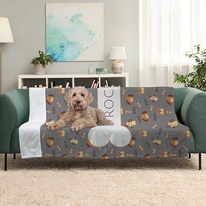 Prints Next Day – Custom 50" x 60" Sherpa Pet Lightweight Blanket - Image 2