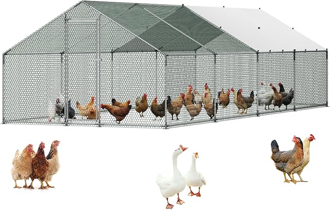 VEVOR Large Metal Chicken Coop by VEVOR