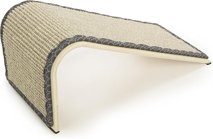 SmartyKat Sisal Angle Ramp Cat Scratcher, Natural Woven Sisal Surface & Stable - Image 9
