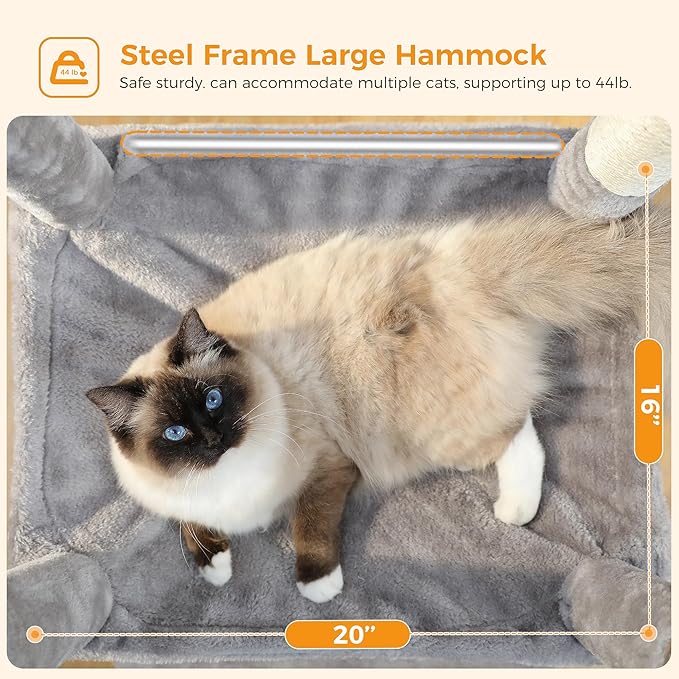 MUTTROS Cat Tree for Large Cats Adult - Image 3