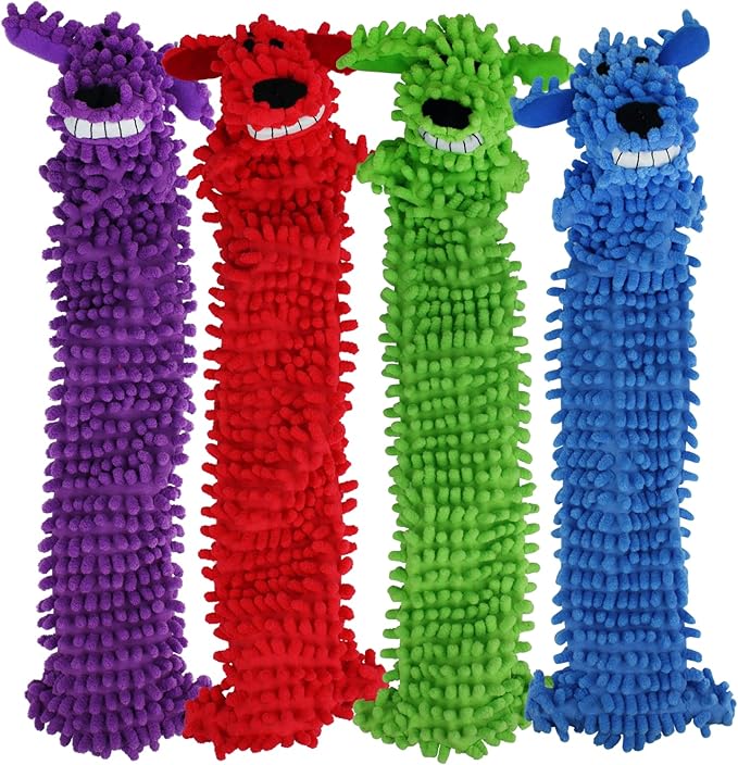 Multipet's 12-Inch Floppy Loofa Light Weight No Stuffing Dog Toys - Image 3