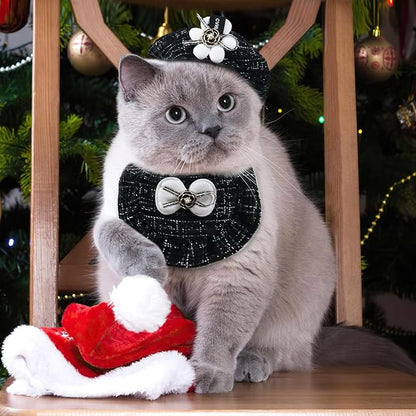 HOWWFALY 2PCS Cat Beret Hat - Image 3