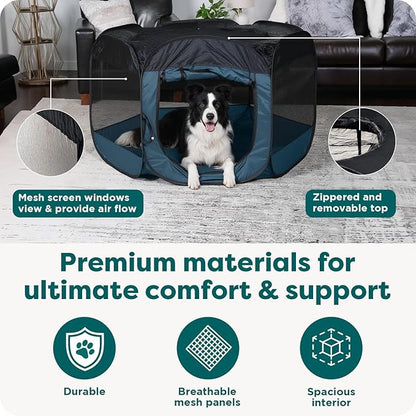 FurHaven Soft-Sided Dog & Cat Playpen, Portable Foldable Indoor & Outdoor Pet - Image 5