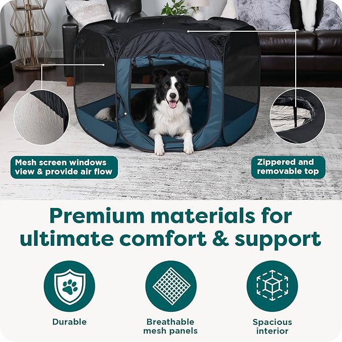 FurHaven Soft-Sided Dog & Cat Playpen, Portable Foldable Indoor & Outdoor Pet - Image 5
