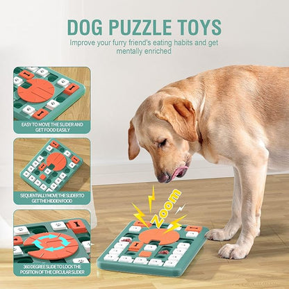 FOXMM Dog Puzzle Toys, Interactive Treat Puzzle Dog Toy - Image 2