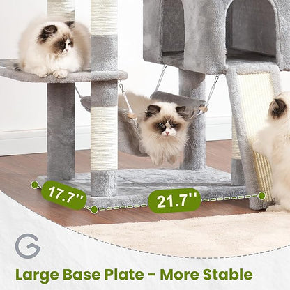 Gitelsnour Cat Tree for Indoor Cats, Sturdy Cat Tree House - Image 3