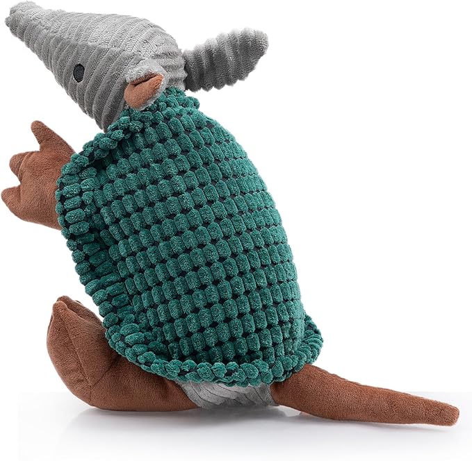 Hollypet Plush Dog Squeaky Toy Stuffed Armadillo Animal Pet Puppy Chew Toys by Hollypet