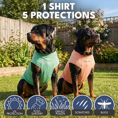 Spark Paws Sunblock Dog T-Shirt, SPF30 Protection, Lightweight Breathable Quick - Image 4