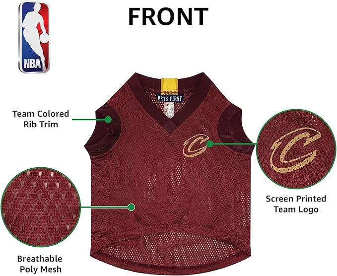 NBA CLEVELAND CAVALIERS DOG Jersey, Small - Image 6